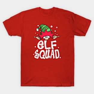 Family Christmas Pajamas - Elf Squad Matching Christmas T-Shirt